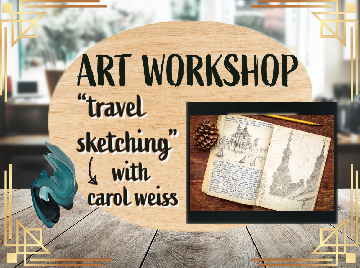 travel sketching art workshop